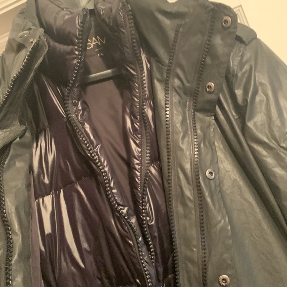 SAM mens coat 2 piece used like once every stylish very warm size L - Picture 4 of 17